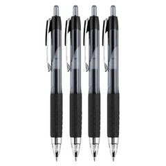 uni-ball 207 Retractable Fraud Prevention Gel Pens, Bold Point, 1.0 mm, BLACK