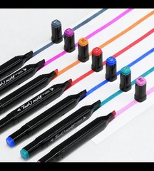 168 Colors Set Dual Brush Alcohol Markers Dual Tip Pens for Artist Kids Adults