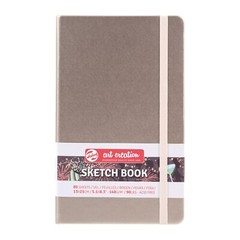 Sketchbook Hardback Pad Art Creation 80 Sheets 140gsm Paper-Pink Champagne Cover