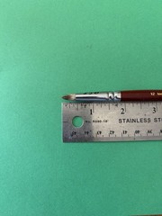 L5005-Langnickel Royal Sable Short Handle Short Round Paint Brush- Size 12