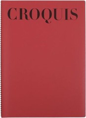 Maruman Sketchbook Croquis Book Standard A4 Red S231A-01