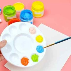 Miniature Paint Brushes Small Detail Art Paint Brush with Set 10Pcs with Palette