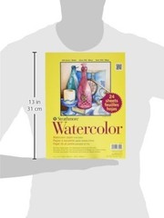 Artist Grade 300 Series Watercolor Paper – 9×12 inch, 24 Sheets, Durable Finish