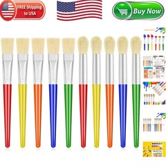 High-Quality Toddler Paint Brushes – Large Chubby Brushes for Little Hands