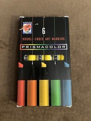 Sanford Prismacolor Double-Ended Art Markers Pack of 6 Markers Canary Yellow New