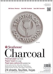 Strathmore (560-2 500 Series Charcoal Pad, 12×18, 24 Sheets