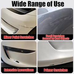 Car Touch Up Paint(Deep Blue Metallic(PPSB)) for Tesla Model Y/3/S/X, 2 in 1 DIY