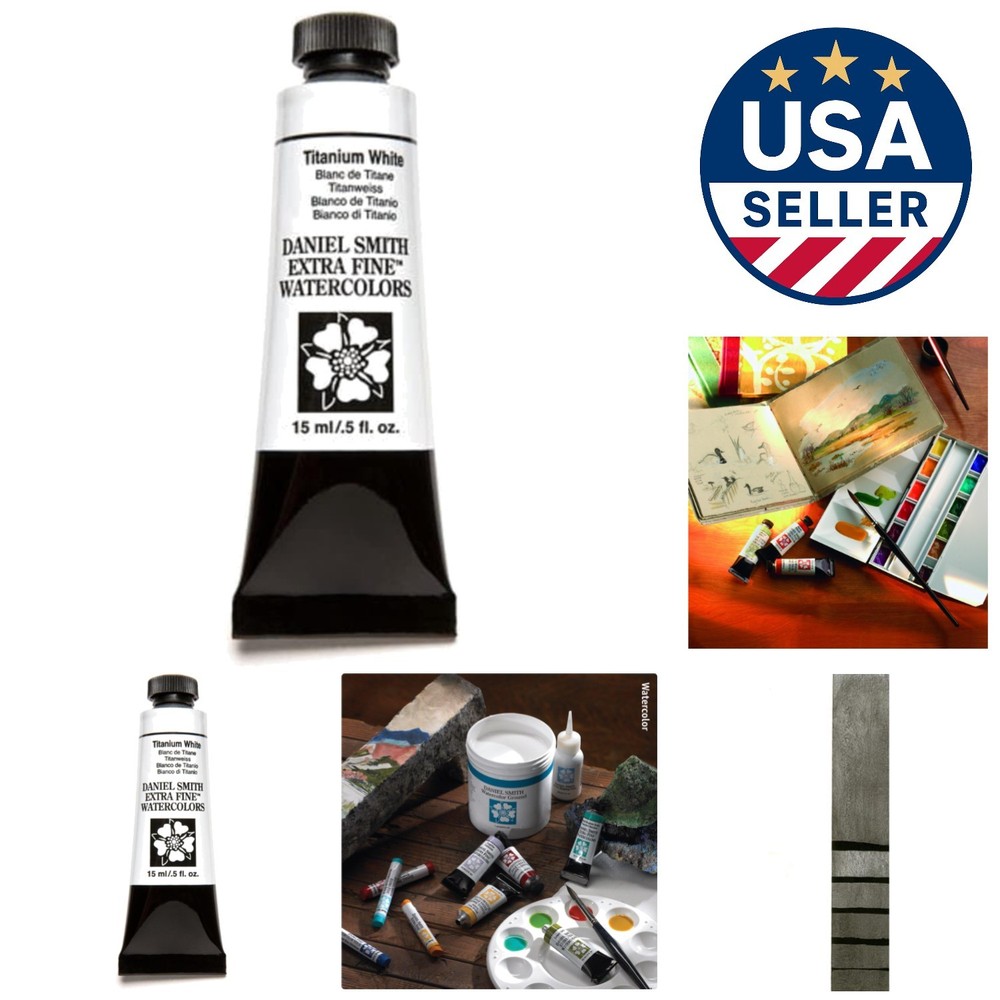 15ml Extra Fine Titanium White Watercolor – Unmatched Lightfastness for Artists