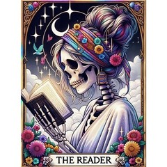 GEEHEIY Skull Diamond Art Kits for Adults, 5D 12*16 inch, TRTDNFDP1P02