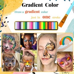 Face Painting Kit for Kids, 42 Colors Professional Face Paint Makeup Kit Non-…