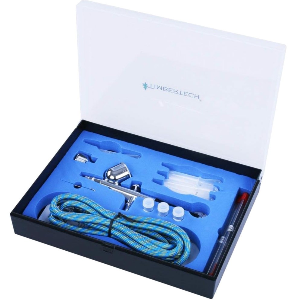 Compact Airbrush Set for Model Making & Varnishing