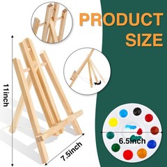 ESRICH Acrylic Paint Canvas Set,52 Piece Professional 52pack, 24Color