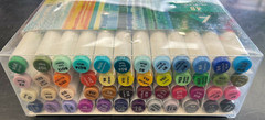 Art Alternatives Illustration Markers 48ct Alcohol Based Brush & Chisel Tips NEW