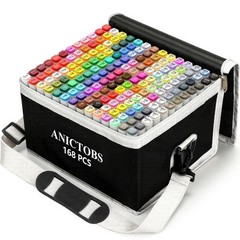 Alcohol Markers 168 Colors with Base Support, Drawing Art Markers Perfect for…