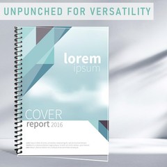 8 Mil PVC Binding Presentation Covers, COIDEA Clear Report Covers for Binding,