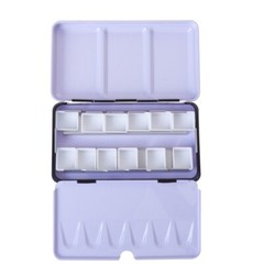 Empty Iron Boxes Watercolor Subpackage Solid Pigment Storage Box Paint Case
