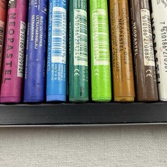 Caran d’Ache Neopastel Artist Oil Pastels Set of 12 Metal Tin Used
