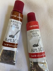 Lot of 47 Art 101 Acrylic/Water/Oil Paint Tubes – Multicolor – .4 oz – Most New