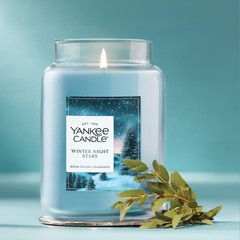 Yankee Candle Winter Night Stars, Christmas Large Jar, Stars