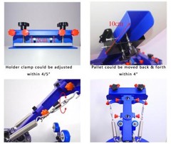 Micro-registration 4 Color Screen Printing Machine Color Matching Shirt Press