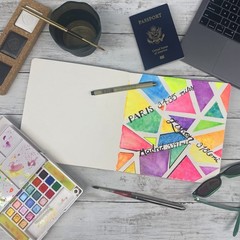 Handbook Watercolor Journal, 8.25 x 8.25 Square, 200 GSM Cold P Kitchen