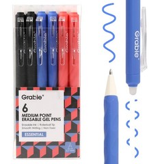 Erasable Gel Pens, Medium Point 0.7 mm Erasable Pens, Make Mistakes Disappear…