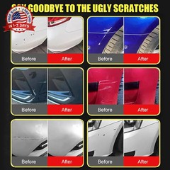 Car Touch Up Paint(Pearl White Multi-Coat(PPSW)) for Tesla, 2 in 1 Car Scratch R
