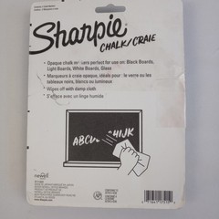 Sharpie Chalk Wet Erase Markers – Medium Tip, Assorted Colors 5-Pack