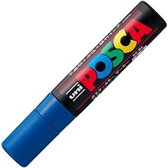 Mitsubishi Pencil Water-Based Pen Posca Extra-Thick Square Tip PC17K.33 Blue