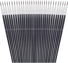 Versatile 30-Pack Small Paint Brushes for Acrylic, Oil, and Watercolor Art