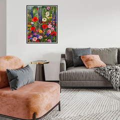 Wild Flowers Paint by Numbers for Adults – Paint by Number Flowers,DIY Acrylic P
