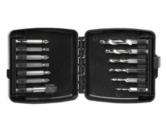SAE Drill/Tap/Deburr Bit Set, 13 Pc.