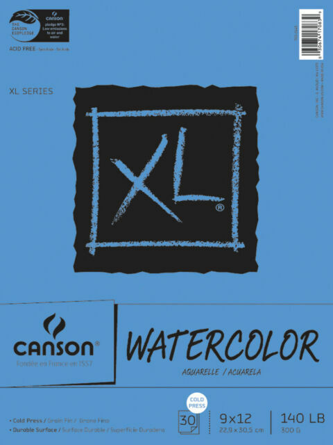 Canson XL Series Watercolor Textured Paper Pad – 30 Sheet