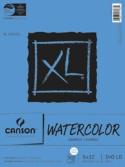 Canson XL Series Watercolor Textured Paper Pad – 30 Sheet