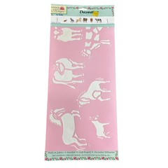90s Vintage- Stencil Magic by Delta -Horses Cows No. 95 130 0018 NWT