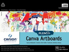 400061738 Plein Canva Rigid Art Paints or Sticks, Oil and Acrylic, 12 x 16 In…