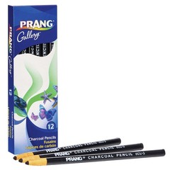 Charcoal Pencils Soft Paper Wrapped Black 12 Count 60200