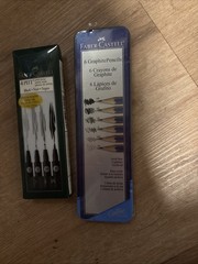 NEW Faber-Castell 2 Piece Art Lot Six Piece Pencil Set Four Piece Artist Pen Set