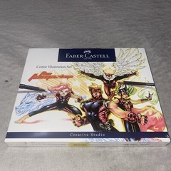 Brand New Faber-Castell Comic Illustration Set Superhero Comic Book Drawing
