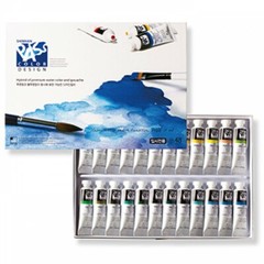 SHINHAN Professional PASS Design Hybrid Watercolor Paint 20ml Tubes 48 Color Set