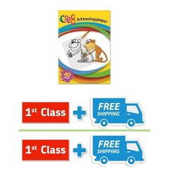 A4 Tracing Paper 40 Sheets – Pad Drafting Home School Office Quality Art Crafts