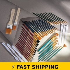 Royal & Langnickel Taklon Art Brushes Set – 50 Pieces