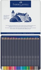 Goldfaber Colour Pencil Metal Tin Pack Of 24 Drawing Art Supply Sketching