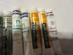 Lot of 9 TUBES GRUMBACHER ACADEMY WATERCOLOR PAINT NOS