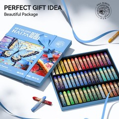 Oil Pastels Set – 48 Vibrant Colors, Ultra-Soft and Creamy Texture, Easy to B…