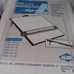 Alvin PXB24 Melamine 18×24 Parallel Straightedge Board Drafting Table New