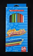 Scholastic Pre-Sharpened Colored Pencils **Two Pencils Missing**