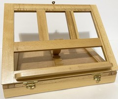 Wooden Table Top Portable Foldable Art Easel Slide Drawer