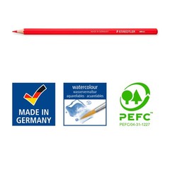 Premium Watercolor Pencils PreSharpened Art Set 12 Colors 14610C C12 12 PCS