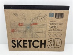 Perspective Grid PAD. Removable Sheet. Premium Paper. Smart-Bind Reinforced L…